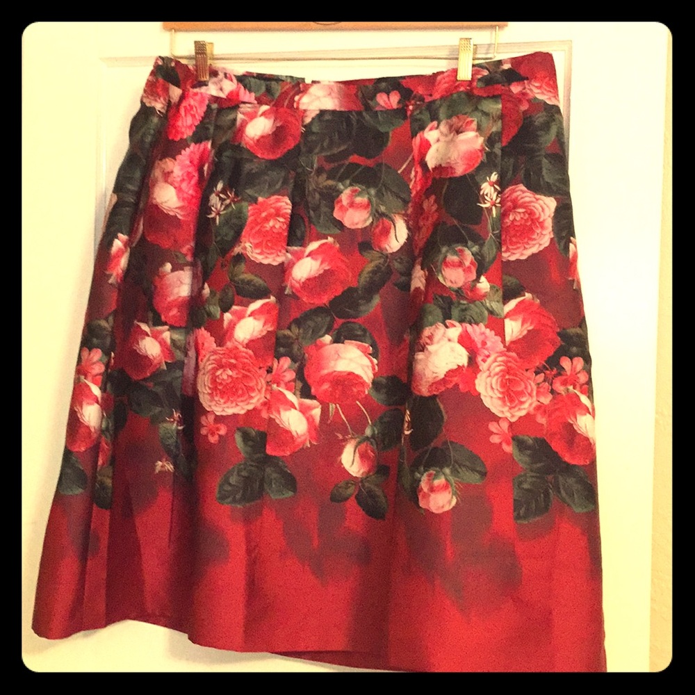 Talbots 22W Rose Special Occasion Skirt